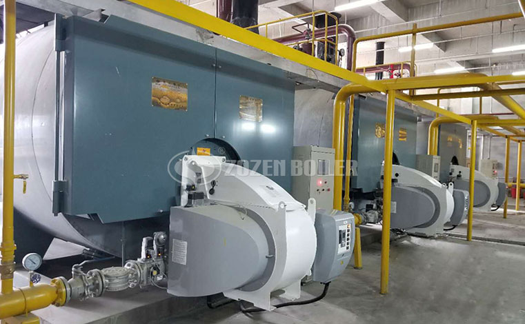 7MW WNS series gas-fired hot water boiler for OUTLET Mall